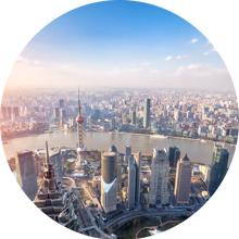 Circled Cityscape